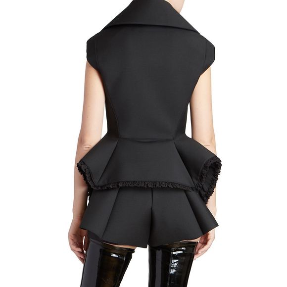 Givenchy Sleeveless Peplum Zip-Up Vest FR 36/US 4 $4250 - Picture 4 of 12